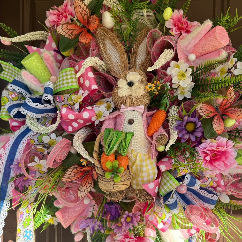 Easter Bunny Wreath.